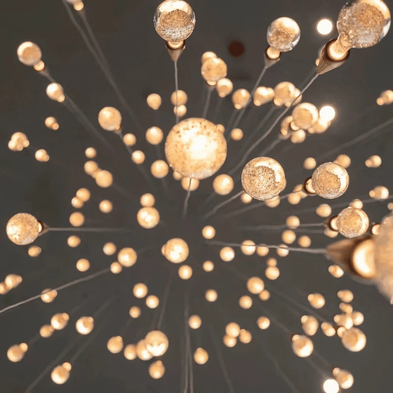 Lineaire Kroonluchter LED Dimbaar Verstelbaar Glas Hanglamp 6 Maten Messing Brons Nikkel Eetkamer Woonkamer | Sansoti