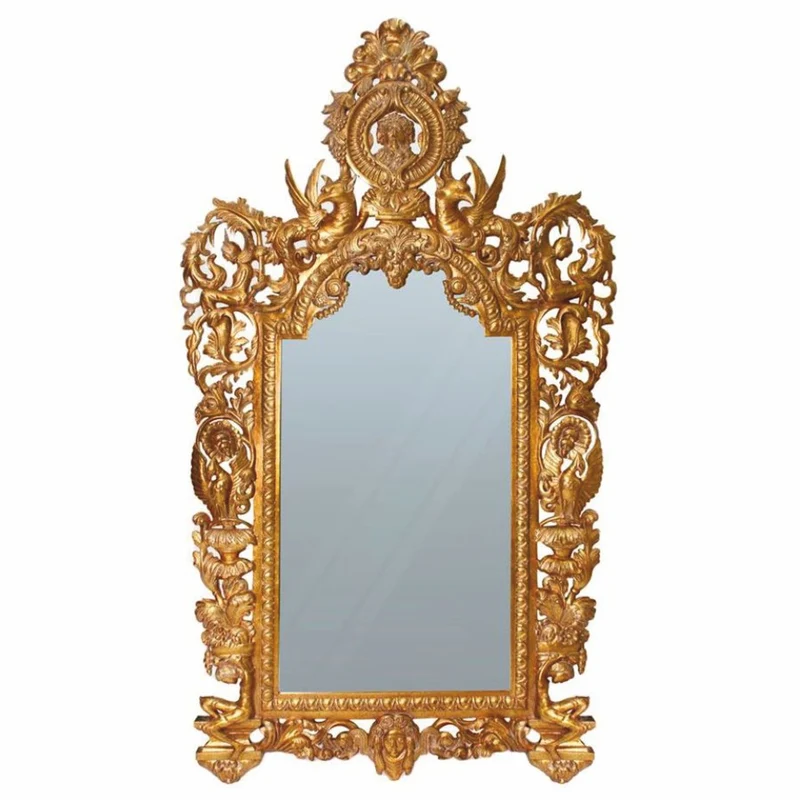Casa Padrino Luxus Barock Spiegel Gold H. 255 cm - Prunkvolle Barock Möbel