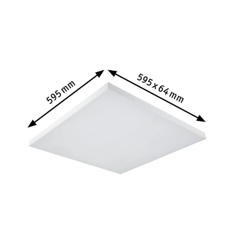 Velora LED Rainbow Panel RGBW Dynamisch Weiß 59x59cm