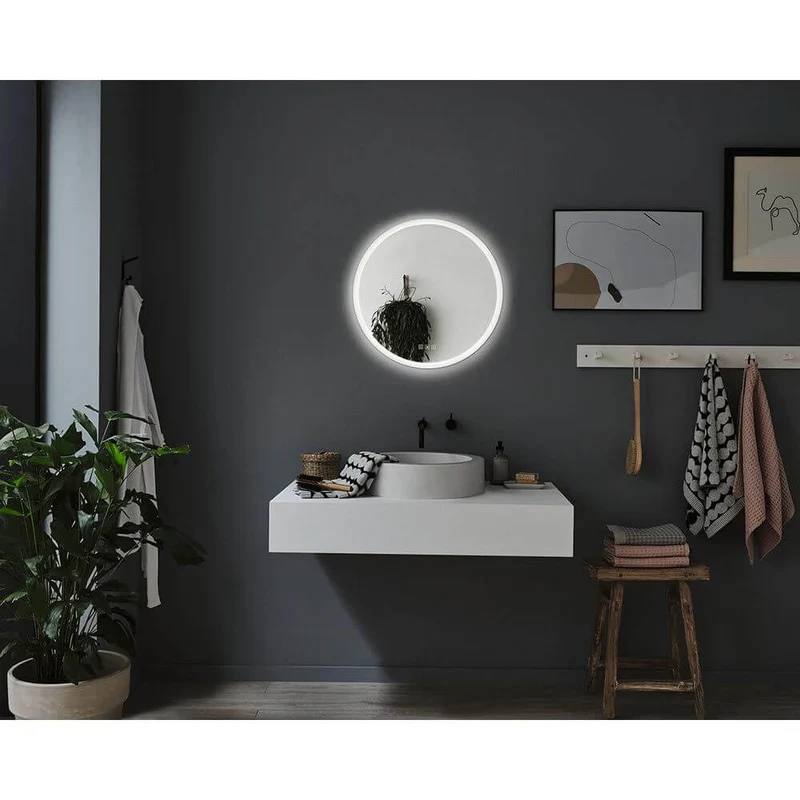 LED HomeSpa Leuchtspiegel Mirra CCT + Heizfunktion