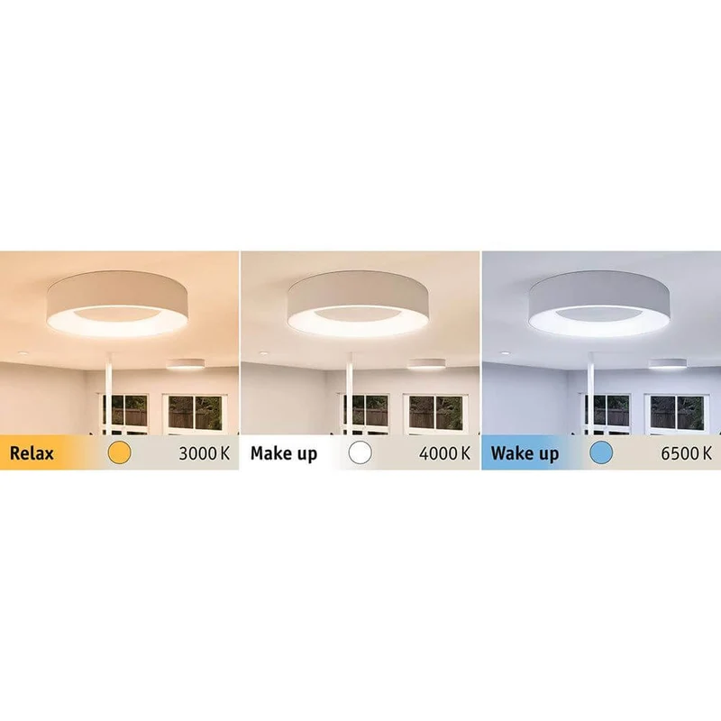 LED HomeSpa Deckenleuchte Casca CCT-Switch Weiß