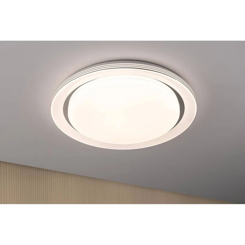 LED Deckenleuchte Rainbow CCT Dimmbar Chrom, Weiß