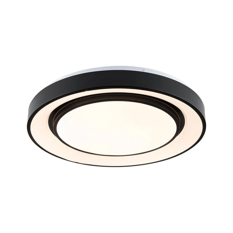 LED Deckenleuchte Rainbow RGB Schwarz Ø 47,5cm