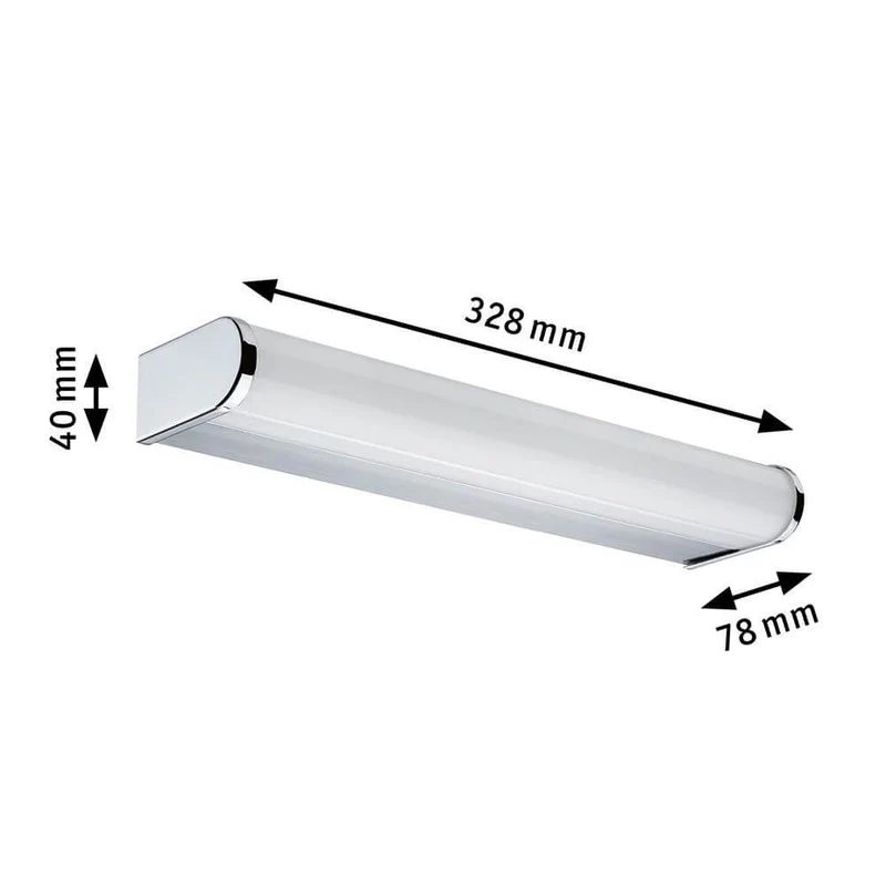 LED HomeSpa Wandleuchte Arneb CCT Weiß, Chrom