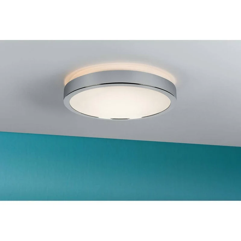 LED HomeSpa Decken Panel Aviar Ø 36cm Wärme-Dimmbar Chrom
