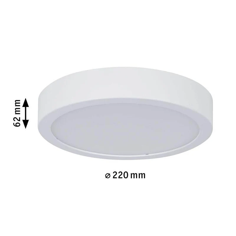 LED HomeSpa Panel Aviar Ø 22cm Weiß Dimmbar