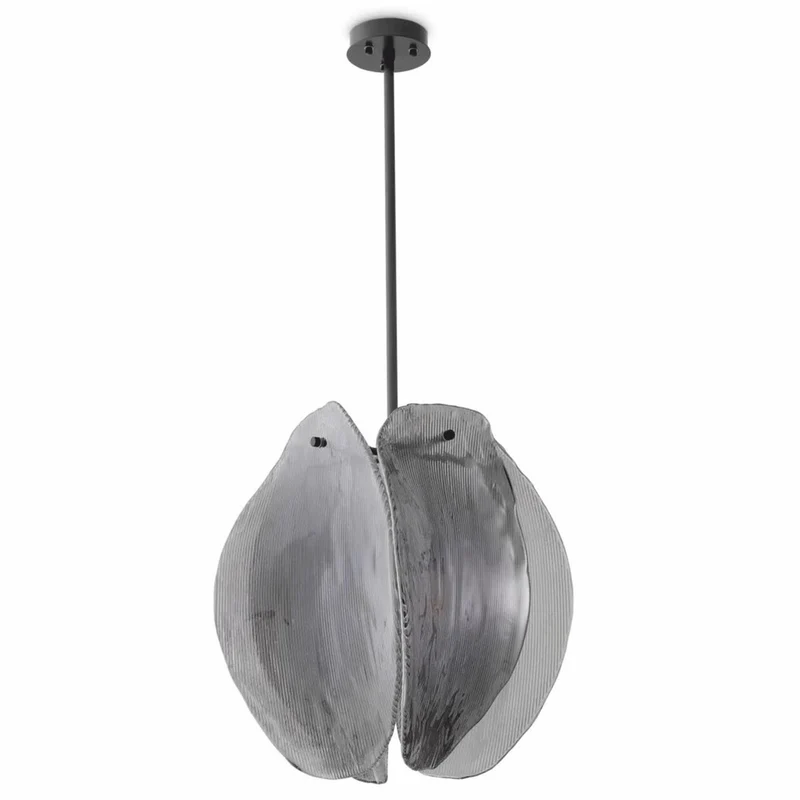Casa Padrino Luxus Kronleuchter Grau / Bronze Ø 40 x H. 58 cm - Luxus Möbel