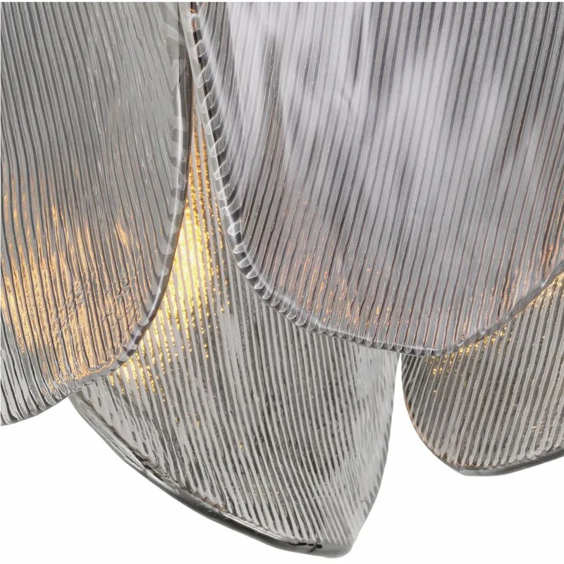 Casa Padrino Luxus Kronleuchter Grau / Bronze Ø 40 x H. 58 cm - Luxus Möbel