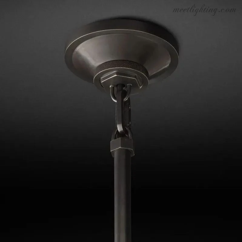 Industriële Hanglamp Cilinderglas Messing Verstelbaar Hoogte Edison Lamp Eetkamer Woonkamer Retro Verlichting | Sansoti