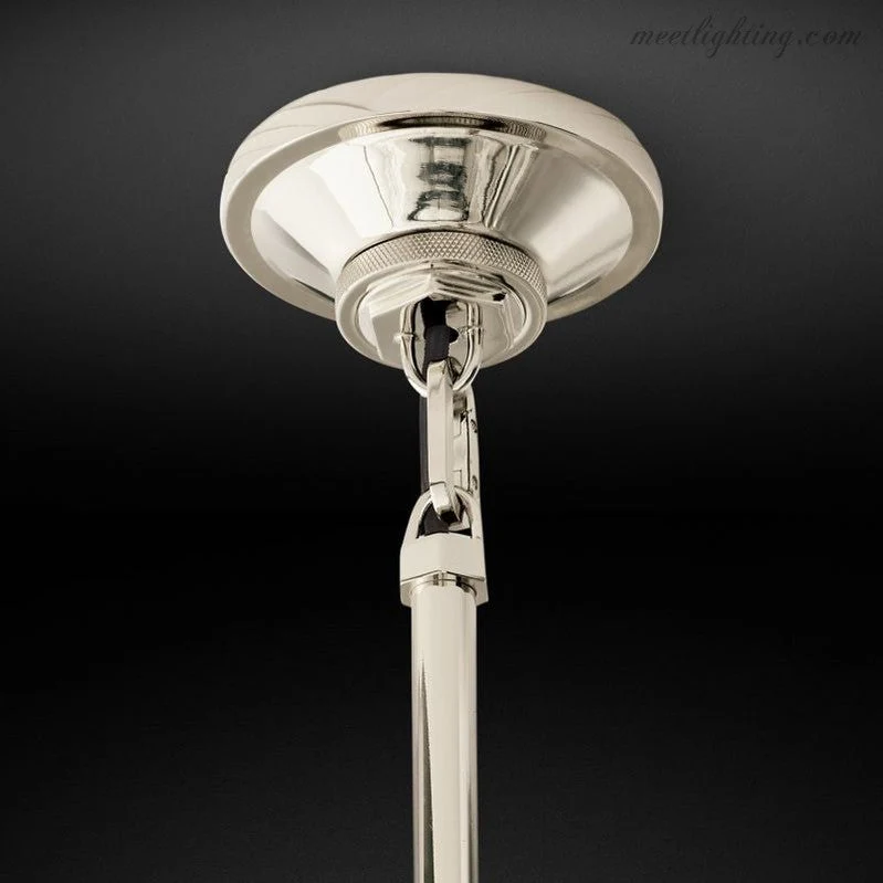Industriële Hanglamp Cilinderglas Messing Verstelbaar Hoogte Edison Lamp Eetkamer Woonkamer Retro Verlichting | Sansoti