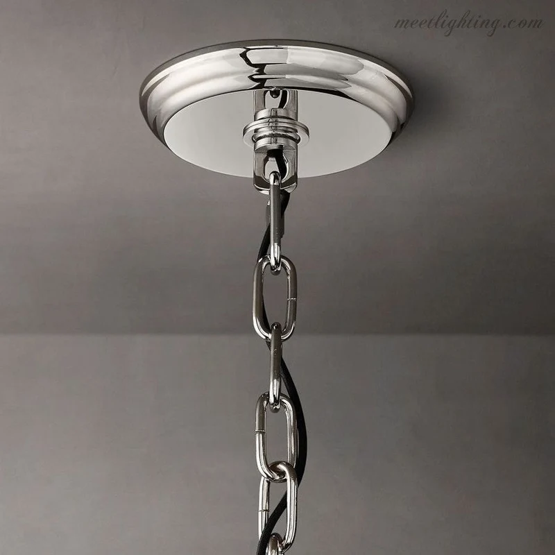 Kristallen Kroonluchter Rond Meerlaags Glas Staal 56-152 cm Eetkamer Foyer Woonkamer Luxe Verlichting | Sansoti