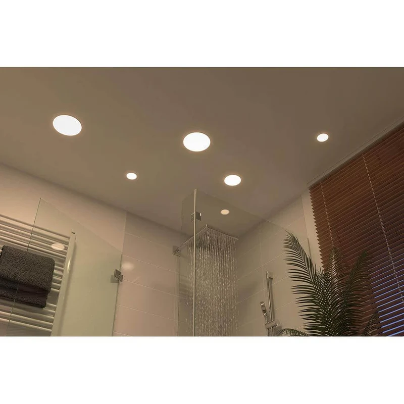 VariFit LED Einbaupanel Veluna Rund Ø 7,5cm Satin
