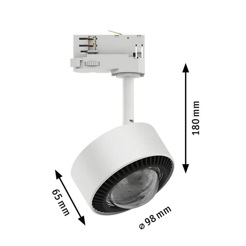 ProRail3 LED Schienenspot Aldan Weiß, Schwarz