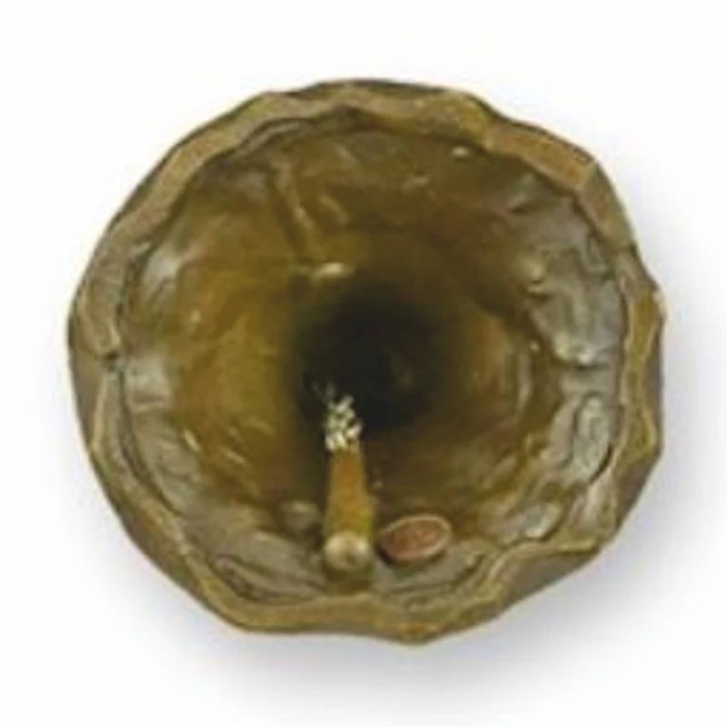 Casa Padrino Jugendstil Tischglocke Dame mit Golfschläger Bronze H. 16,8 cm