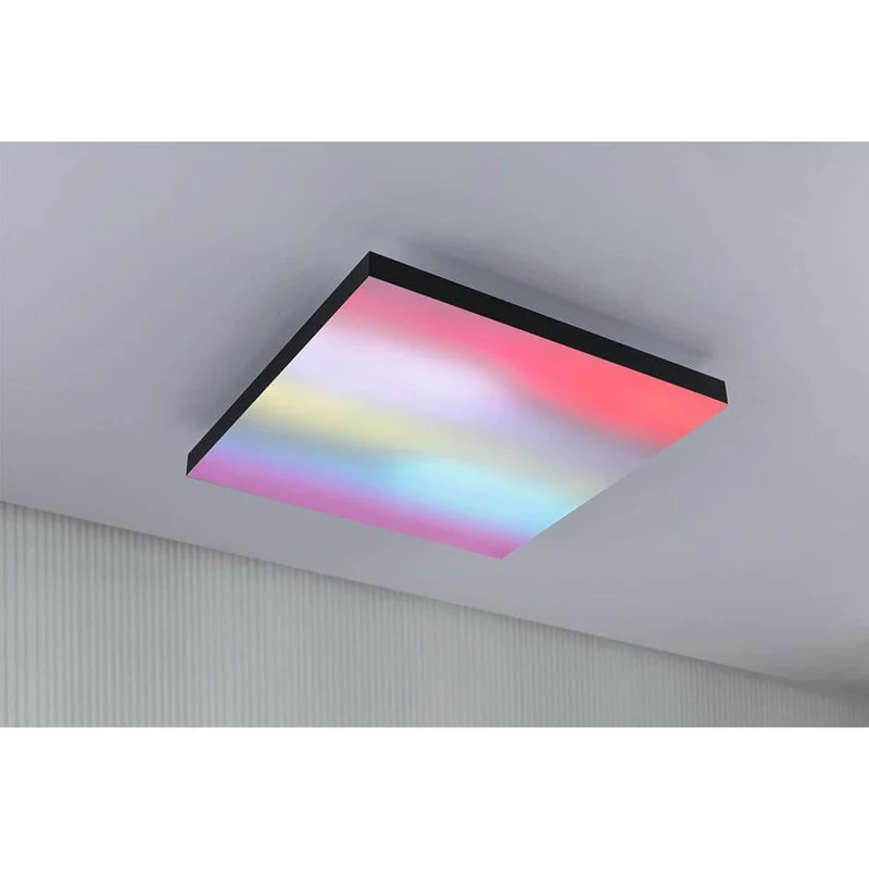 LED Panel Velora Rainbow RGBW Dynamisch Quadratisch Schwarz