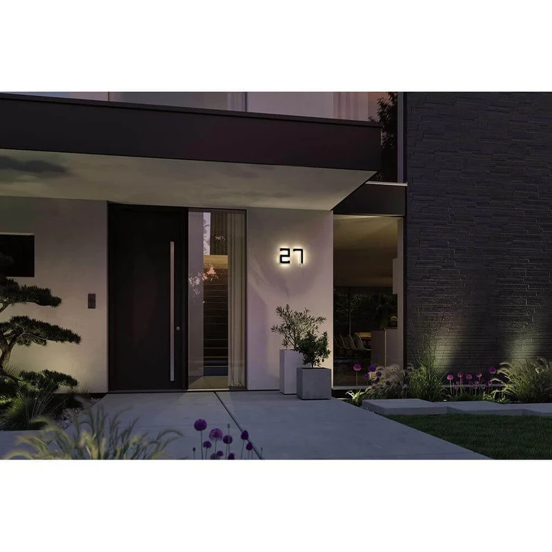 Solar LED Hausnummernleuchte Nummer 9