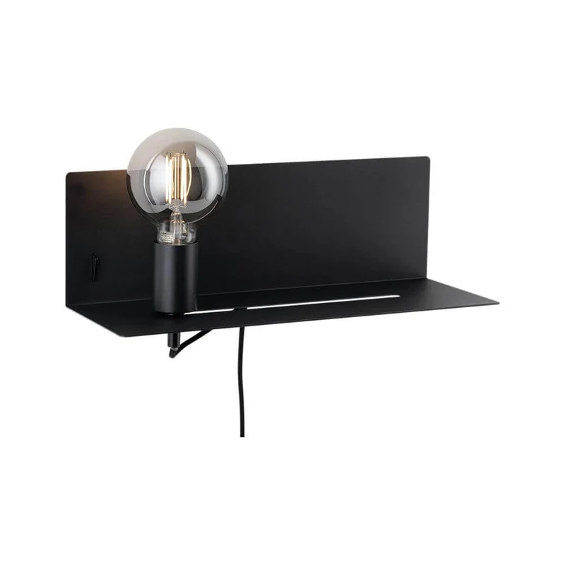 Wandleuchte Devara USB Schwarz