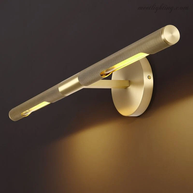 LED Schilderijlamp Messing 2-Lichts Wandlamp Modern Kunstverlichting Zwart Nikkel 18-30cm Museumverlichting | Sansoti