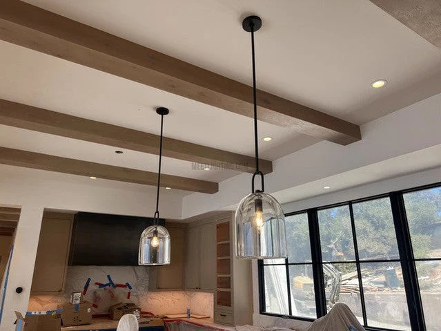 Kristallen Hanglamp Cloche K9 Glas Messing Dimbaar E12 E26 Hoogwaardig Handgemaakte Verlichting Eetkamer | Sansoti