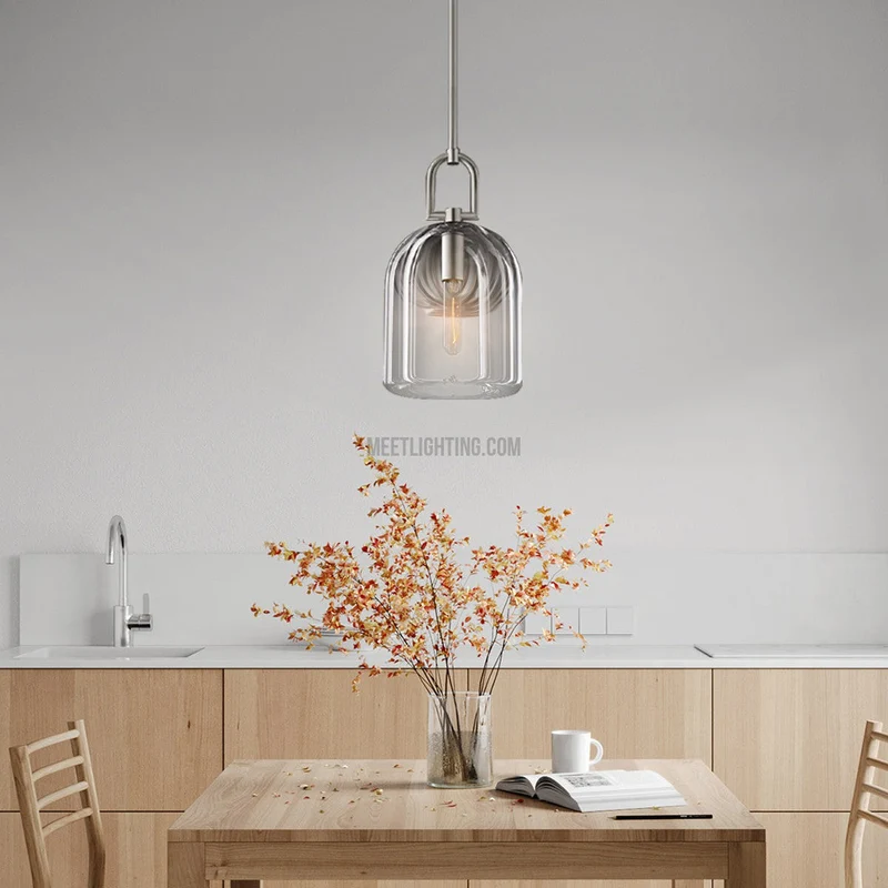 Kristallen Hanglamp Cloche K9 Glas Messing Dimbaar E12 E26 Hoogwaardig Handgemaakte Verlichting Eetkamer | Sansoti