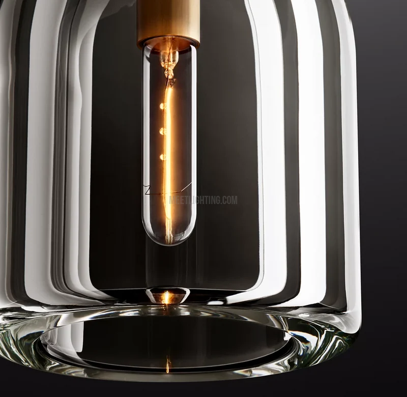 Kristallen Hanglamp Cloche K9 Glas Messing Dimbaar E12 E26 Hoogwaardig Handgemaakte Verlichting Eetkamer | Sansoti