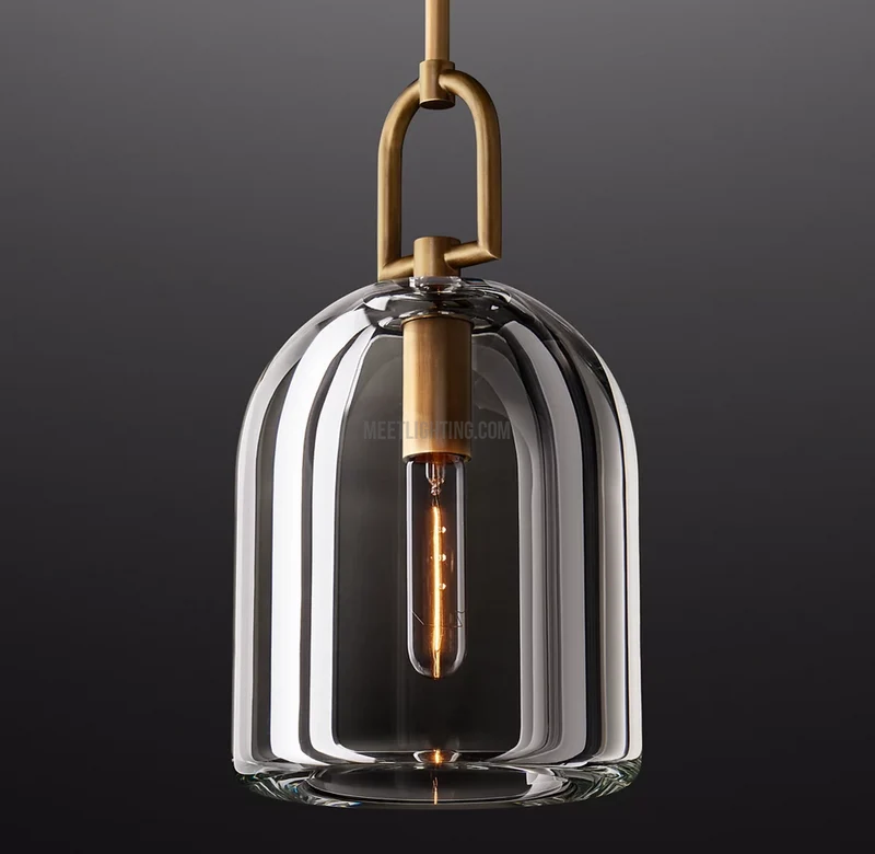Kristallen Hanglamp Cloche K9 Glas Messing Dimbaar E12 E26 Hoogwaardig Handgemaakte Verlichting Eetkamer | Sansoti
