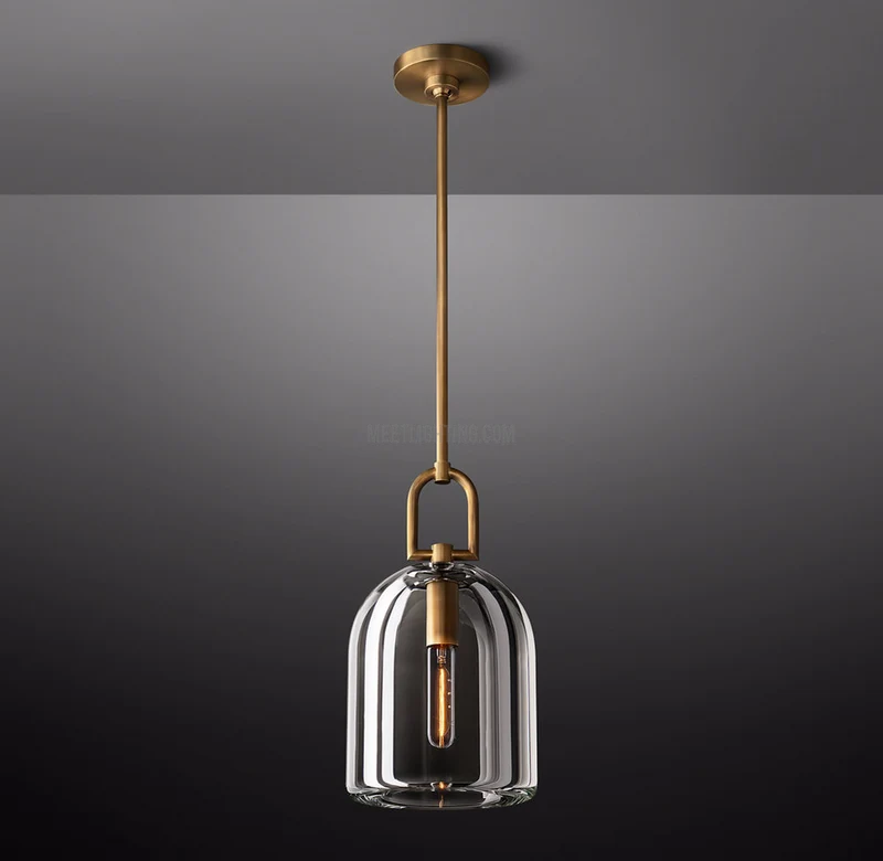 Kristallen Hanglamp Cloche K9 Glas Messing Dimbaar E12 E26 Hoogwaardig Handgemaakte Verlichting Eetkamer | Sansoti