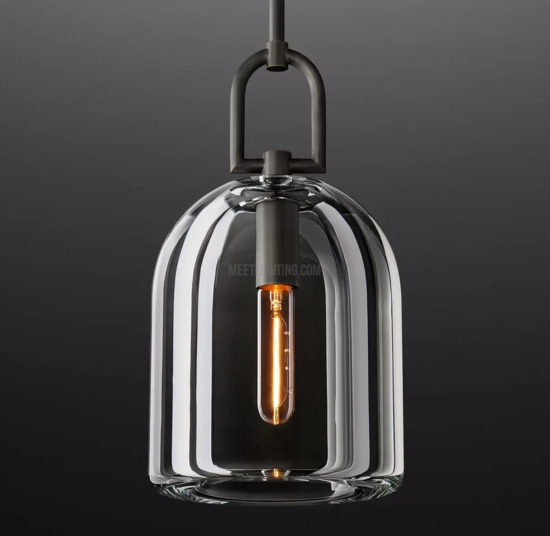 Kristallen Hanglamp Cloche K9 Glas Messing Dimbaar E12 E26 Hoogwaardig Handgemaakte Verlichting Eetkamer | Sansoti