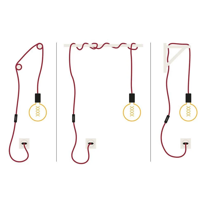 Neordic Pendelleuchte Tilla inkl. Stecker Alu Dimmbar Metall