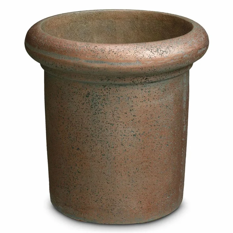Casa Padrino Luxus Blumentopf Bronze Ø 60 x H. 60 cm - Luxus Garten Deko