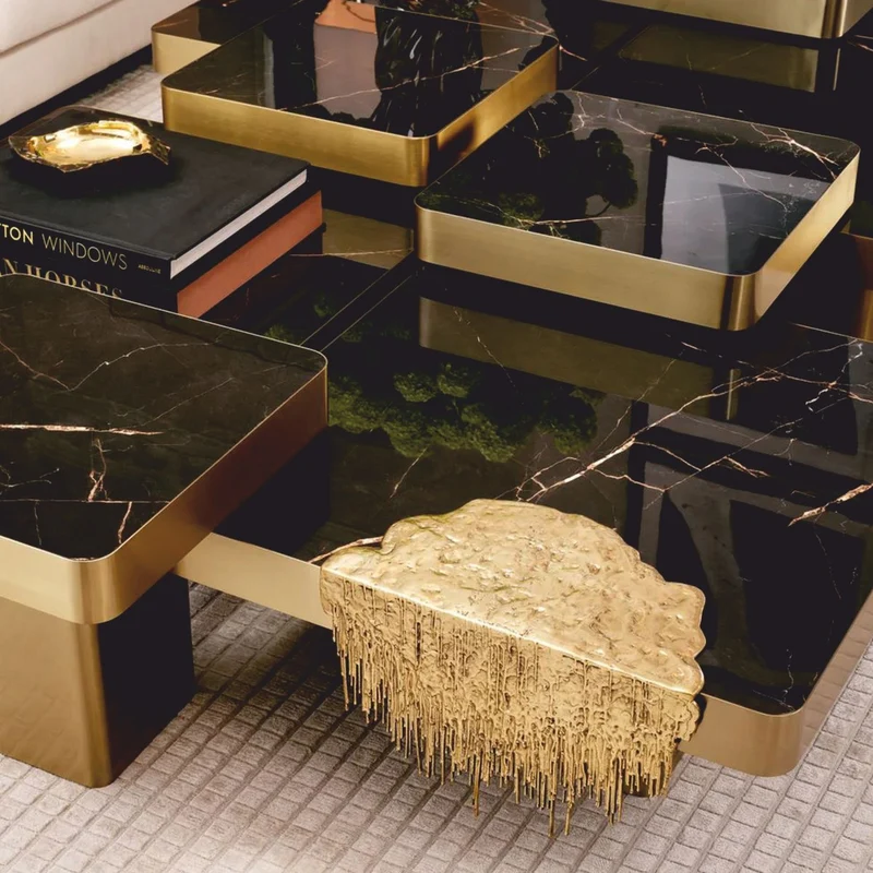 Casa Padrino Luxus Tischdeko Objekt Gold 45 cm - Luxus Designer Dekoration