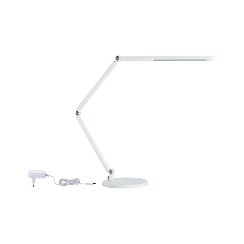 LED Schreibtischleuchte FlexBar Weiß mit 3-Stufen-Dimmer