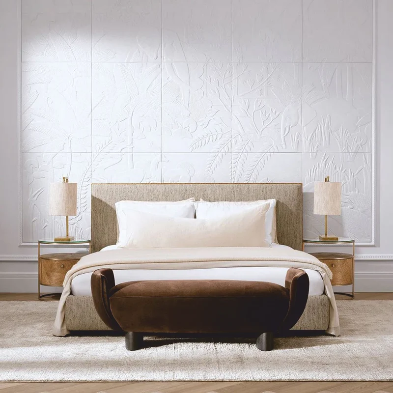 Casa Padrino Luxus Samt Sitzbank Braun / Schwarz 151 cm - Luxus Hotel Möbel