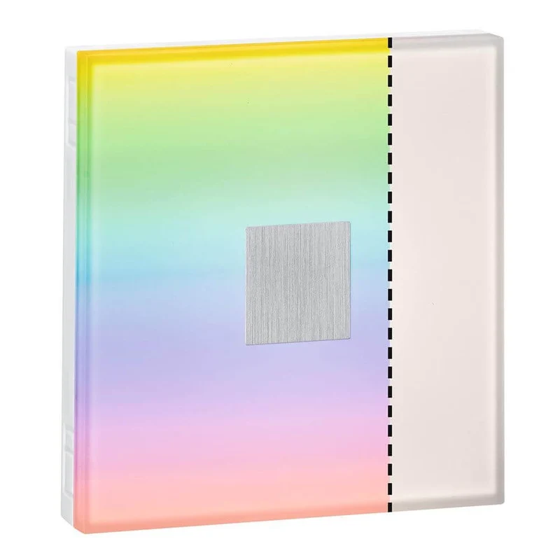 LumiTiles LED Fliesen Square 5er-Set Metall Kunststoff