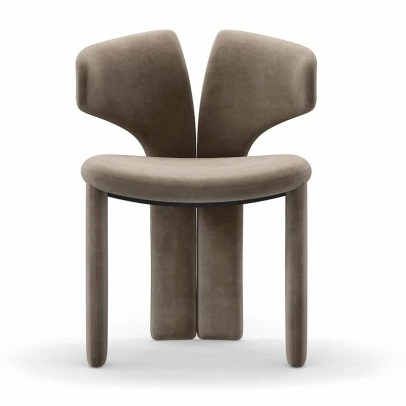 Casa Padrino Luxus Esszimmer Stuhl Braun H. 76 cm - Luxus Esszimmer Möbel