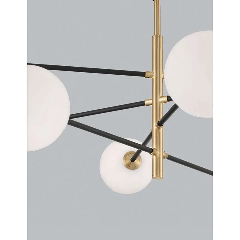 Vitra Glas-Hängeleuchte 8-flg. Weiß