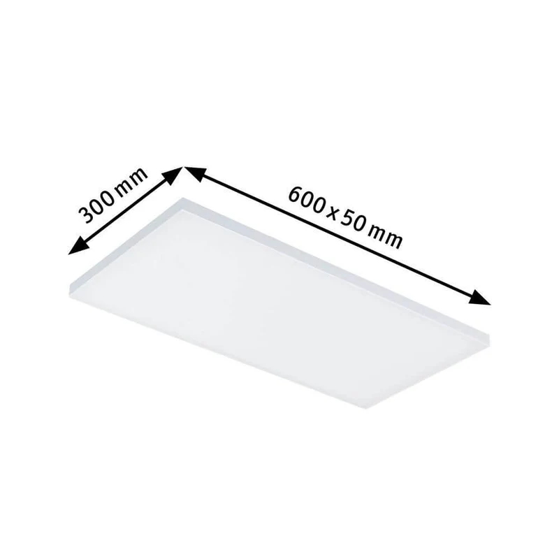 LED Panel Velora 60x30cm Weiß-Matt