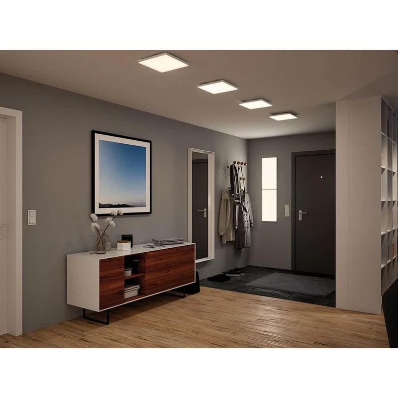 LED Decken und Wand Panel Velora Weiß-Matt