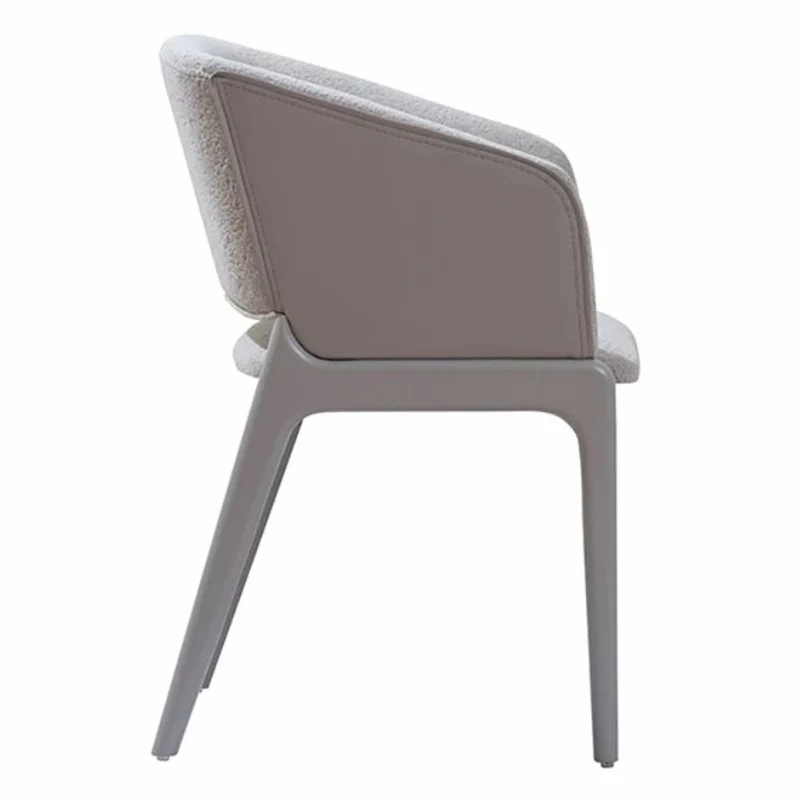 Casa Padrino Luxus Esszimmer Stuhl mit Armlehnen Grau H. 81 cm - Esszimmer Möbel