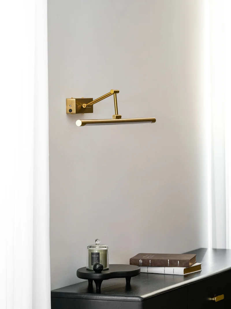Oplaadbare Schilderijverlichting Goud USB Draadloos Frame Lamp voor Kunst Foto's Muur | Sansoti