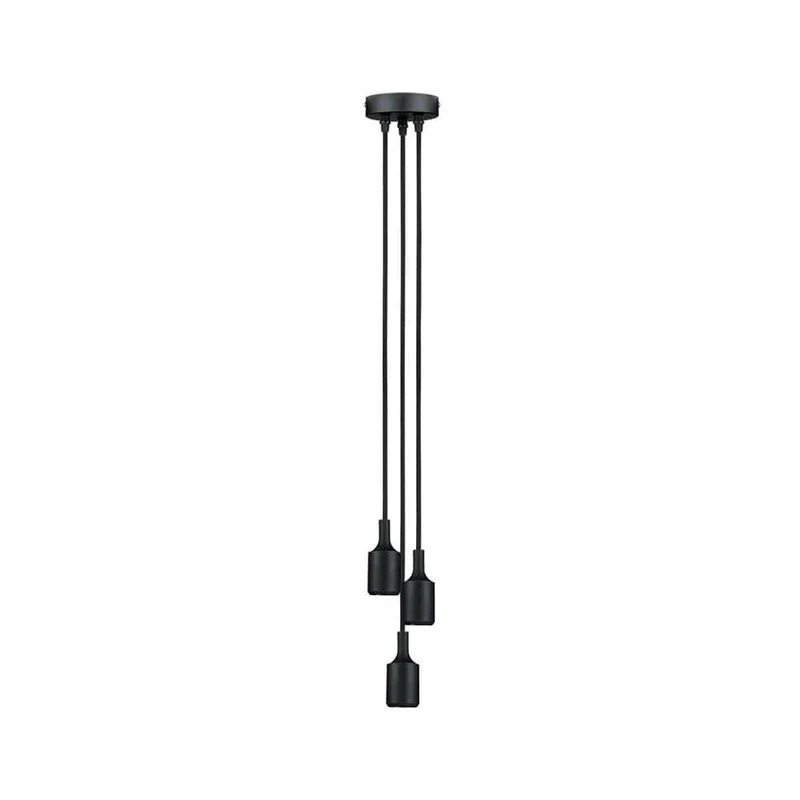 Neordic Pendelleuchte Ketil 3-flammig Schwarz