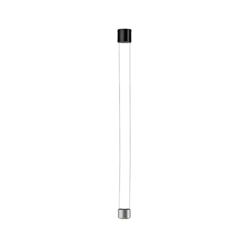 LED Pendelleuchte Aldan Schwarz, Alu-Gebürstet