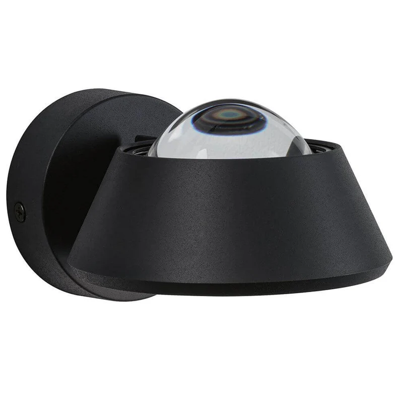 LED Wandleuchte Sabik Dimmbar Schwarz