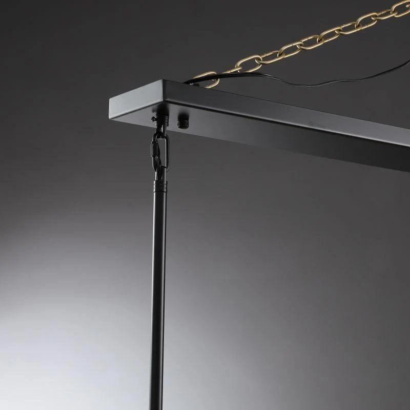 Lineaire Kristallen Kroonluchter 10-12 Lichtpunten Messing Scandinavisch Design Eetkamer Woonkamer Hangverlichting | Sansoti