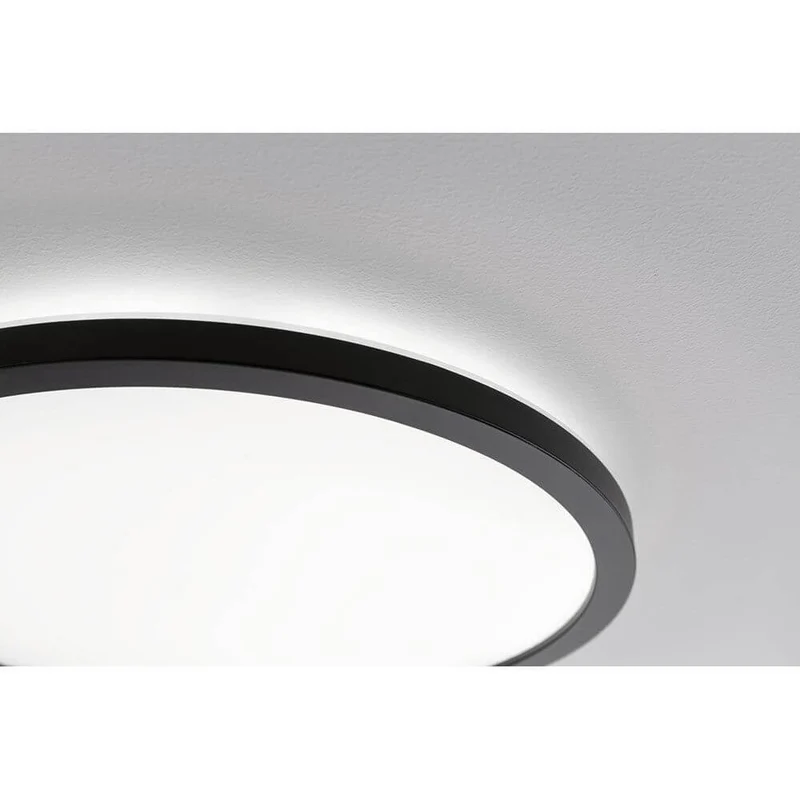 LED Atria Shine Panel Rund Schwarz