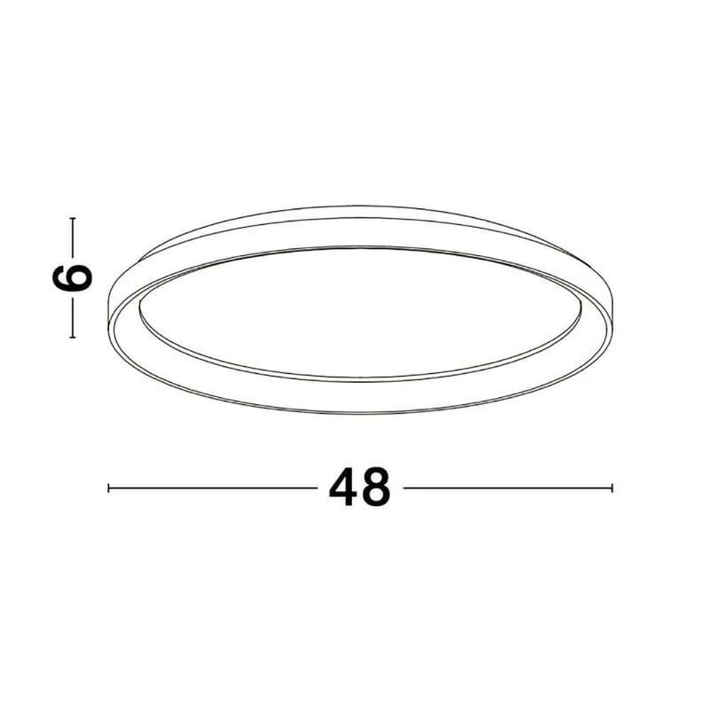 Pertino LED Deckenlampe Ø 48cm Weiß