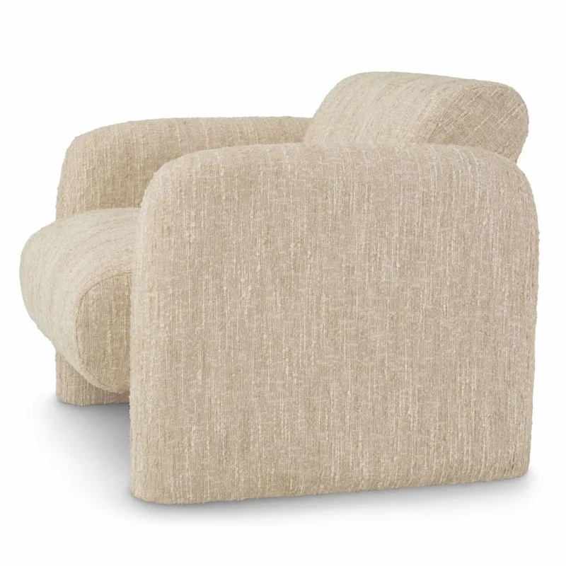 Casa Padrino Luxus Sessel Creme 100 cm - Wohnzimmer & Hotel Möbel