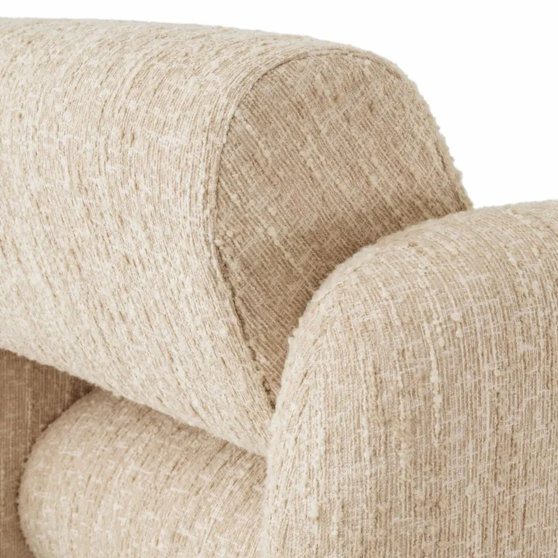 Casa Padrino Luxus Sessel Creme 100 cm - Wohnzimmer & Hotel Möbel