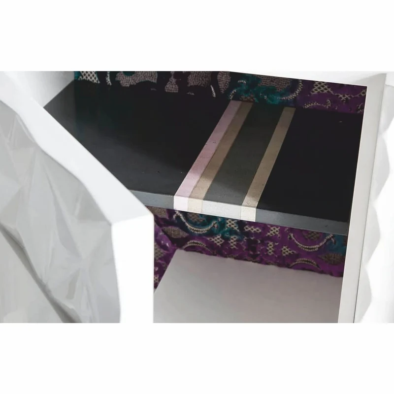 Casa Padrino Luxus Designer Waschbecken Hängeschrank Hochglanz Weiß 170 cm