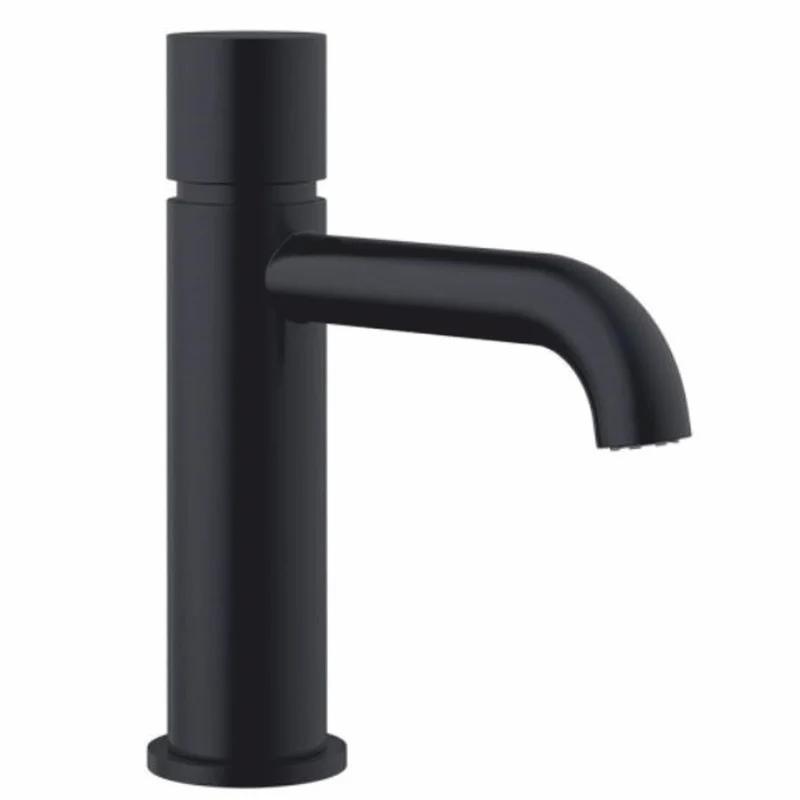 Casa Padrino Luxus Waschtischarmatur Matt Schwarz H. 18,8 cm - Made in Italy